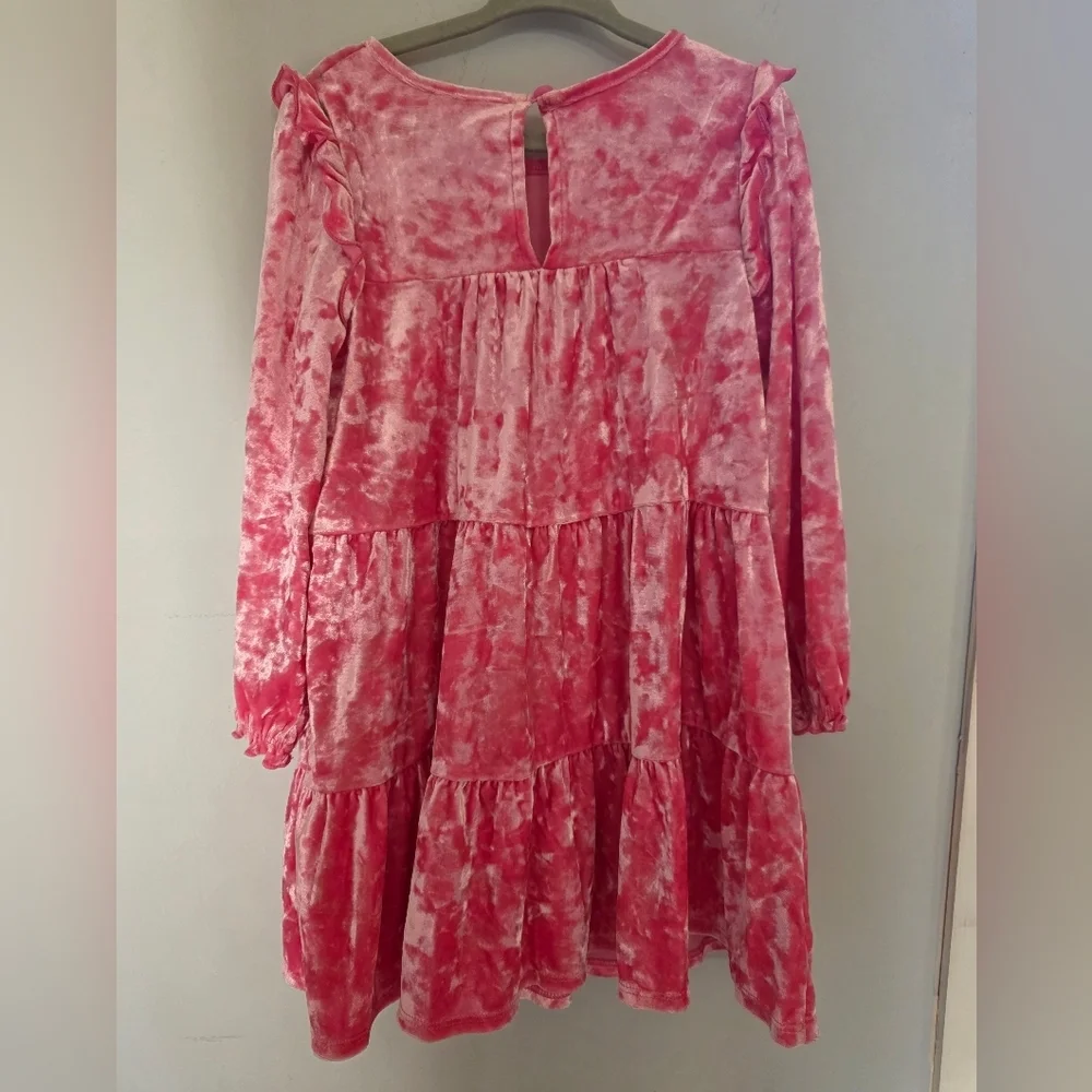 Cat & Jack Pink Velvet Dress